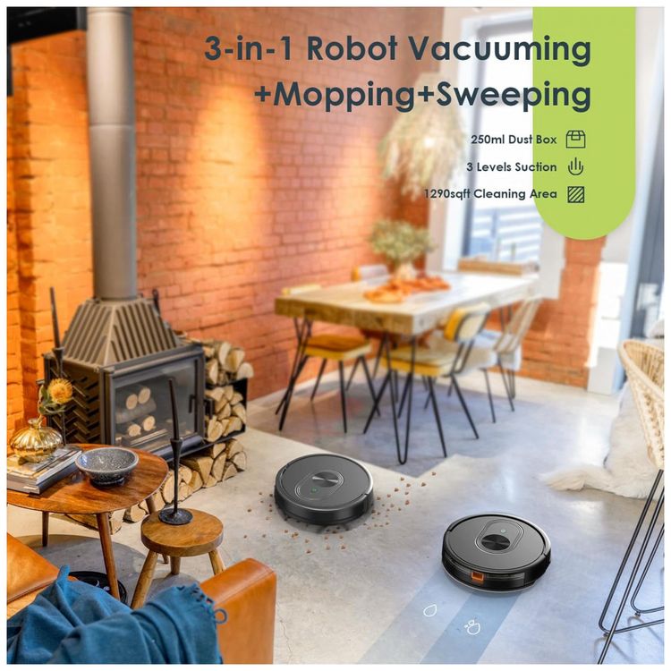 Aspirador-de-Po-Robo-3-em-1-com-Conexao-via-APP-WIFI-Auto-foto-4