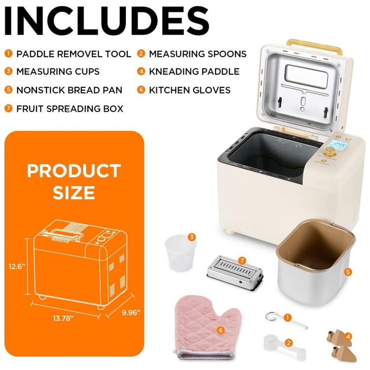 Panificadora-Automatica-15-em-1-para-ate-900g-com-2-Tamanhos-foto-5