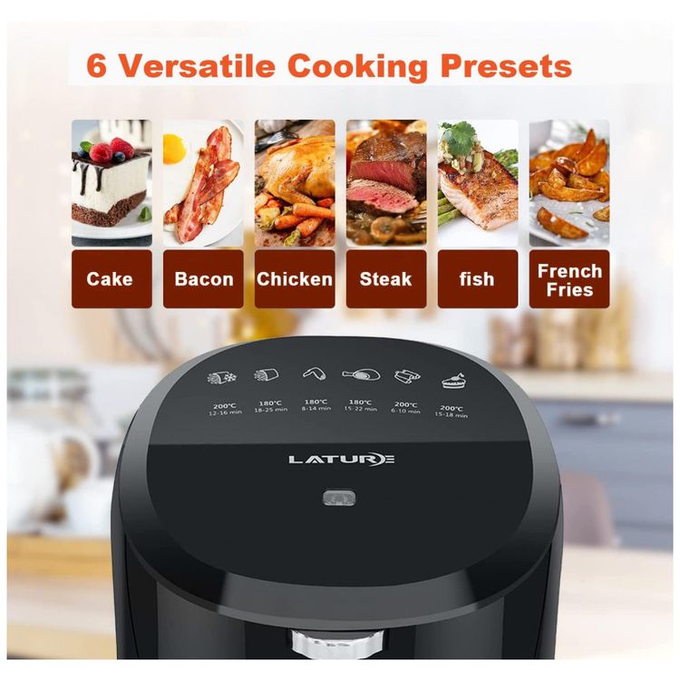 Fritadeira-Eletrica-AirFryer-4.2L-com-Temperatura-Ajustavel-foto-3
