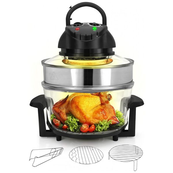 Fritadeira-Eletrica-AirFryer-18L-com-Tigela-de-Vidro-1200W-foto-0