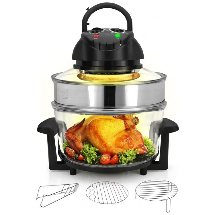 Fritadeira-Eletrica-AirFryer-18L-com-Tigela-de-Vidro-1200W-foto-0