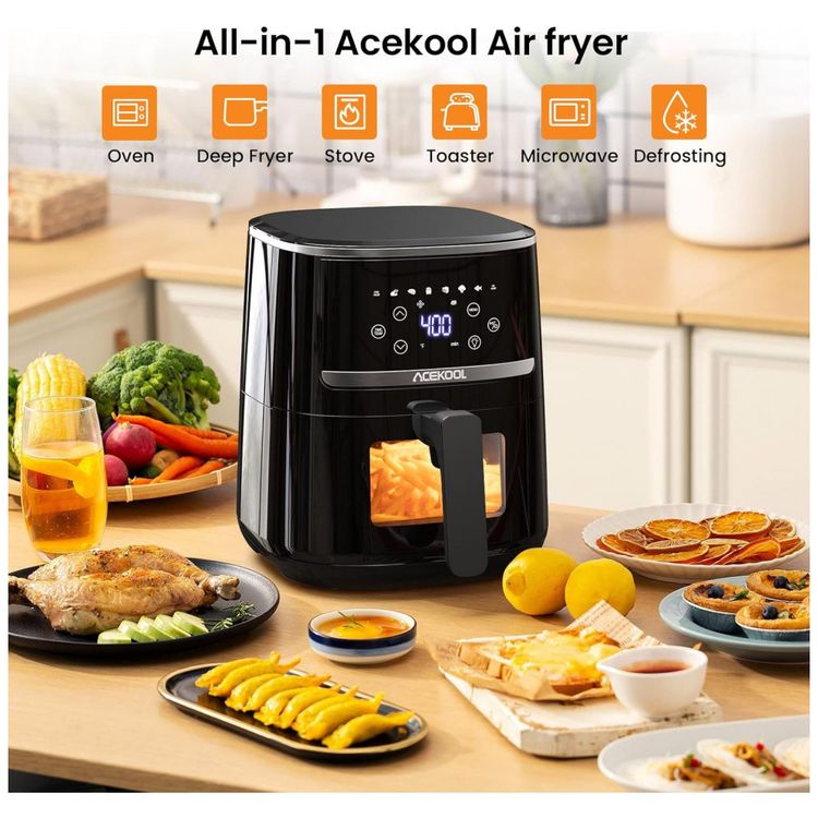 Fritadeira-Eletrica-AirFryer-5L-com-Painel-Digital-e-8-foto-1