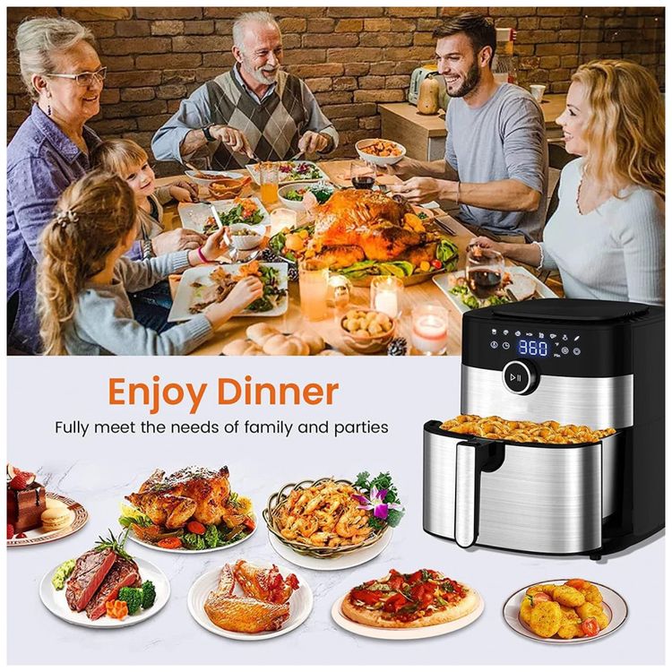 Fritadeira-Eletrica-AirFryer-6L-com-Painel-Digital-e-8-foto-5