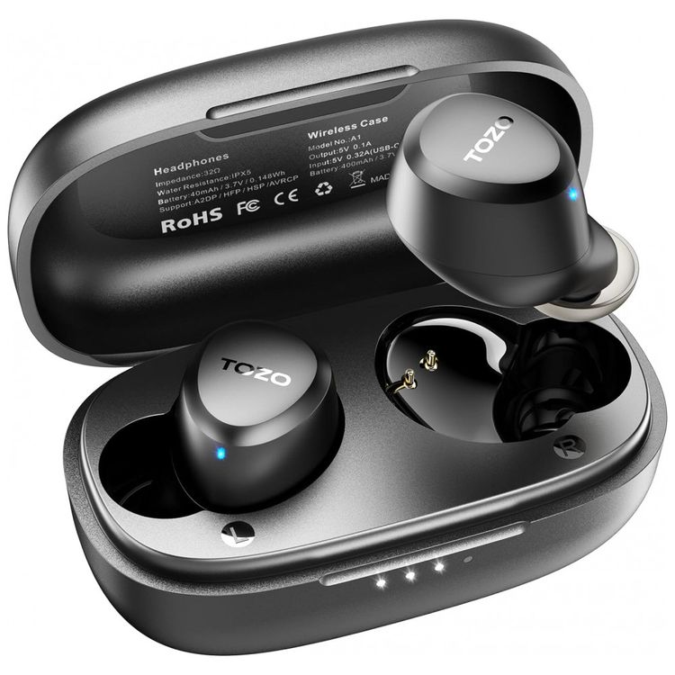 Mini-Fones-de-Ouvido-Bluetooth-com-Estojo-de-Carregamento-e-foto-0