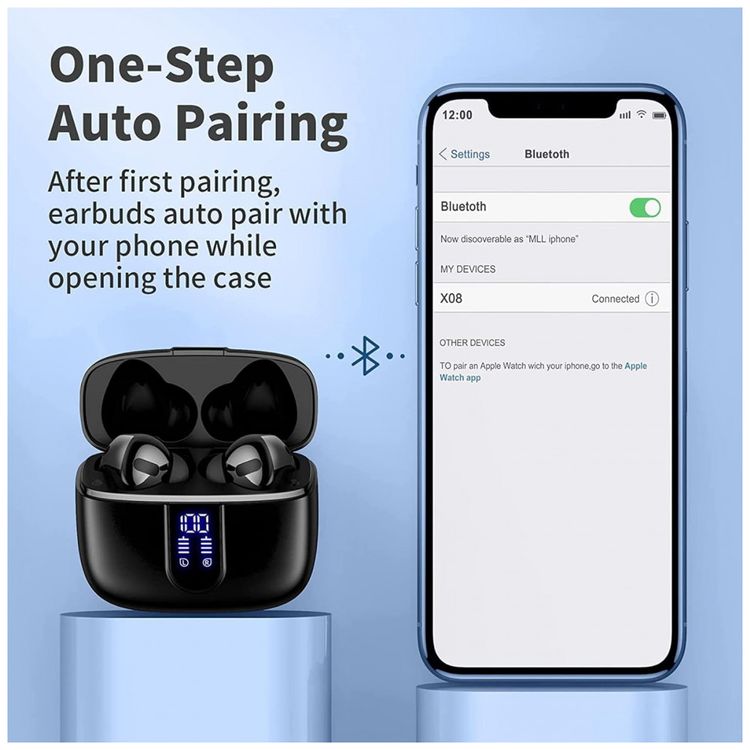 Fones-de-Ouvido-Bluetooth-com-Estojo-de-Carregamento-e-Intra-foto-4