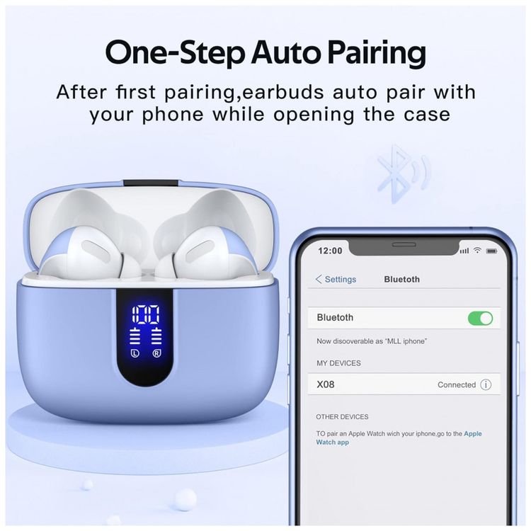 Fones-de-Ouvido-Bluetooth-com-Estojo-de-Carregamento-e-Intra-foto-4