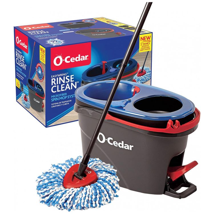 Mop-Giratorio-de-Microfibra-com-Sistema-Flash-Limp-com-foto-0