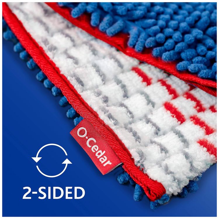 Mop-Flat-Umido-ou-Seco-com-1-Refil-Extra-de-Microfibra-e-foto-1