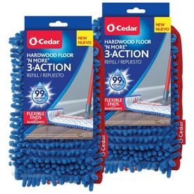 Refil-Mop-Flat-Dupla-Face-em-Microfibra-para-Pisos-de-foto-0