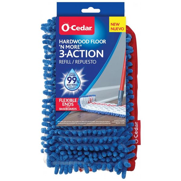 Refil-Mop-Flat-Dupla-Face-em-Microfibra-para-Pisos-de-foto-0