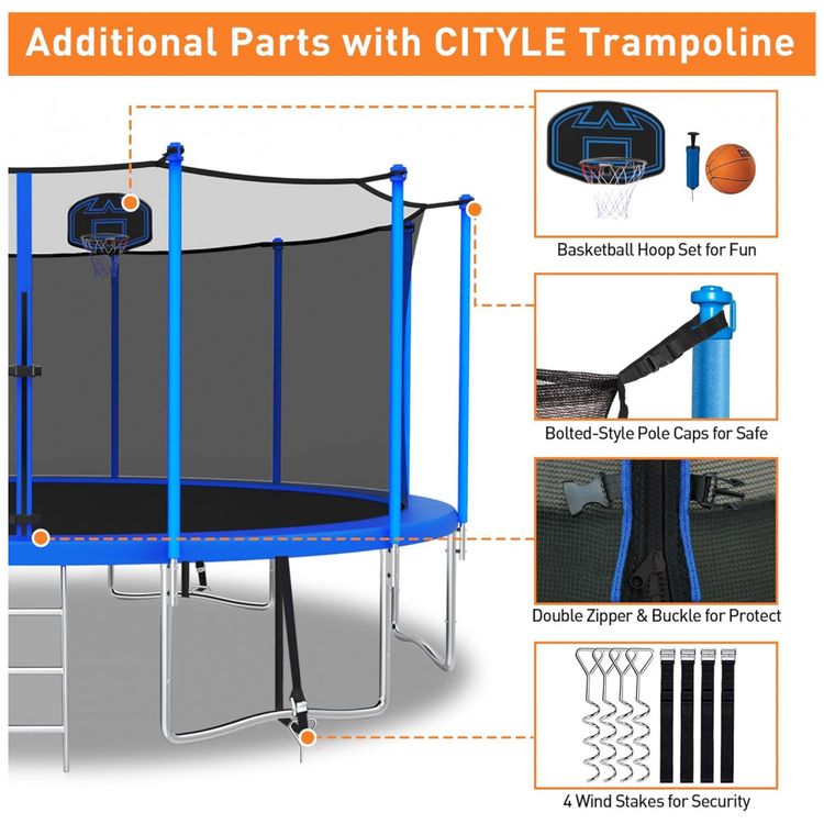 Cama-Elastica-Capacidade-ate-680-kg-com-Cesta-de-Basquete-foto-5