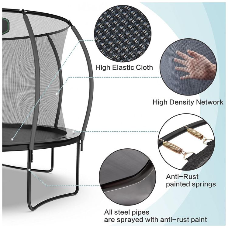 Cama-Elastica-Capacidade-ate-200-kg-com-Cesta-de-Basquete-foto-2