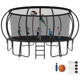 Cama-Elastica-Capacidade-ate-544-kg-com-Cesta-de-Basquete-foto-0