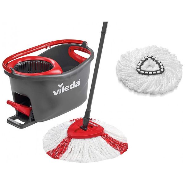 Mop-Giratorio-com-Balde-de-Centrifugacao-Vileda-EasyWring-foto-0