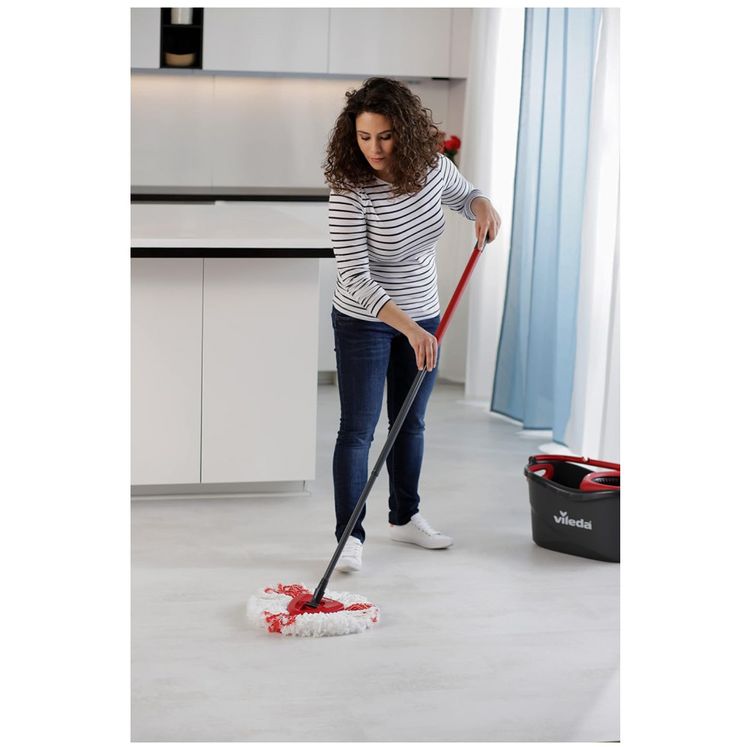 Mop-Giratorio-com-Balde-de-Centrifugacao-Vileda-EasyWring-foto-1