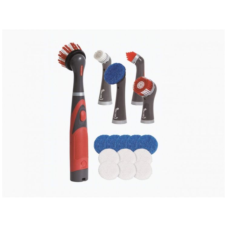 Kit-Escova-Eletrica-sem-Fio-com-Bateria-18-Pecas-Refis-de-foto-1