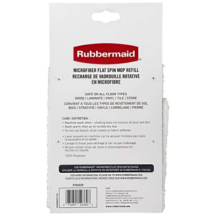 Refil-de-Substituicao-Reutilizavel-para-Mop-Flat-Rubbermaid-foto-2