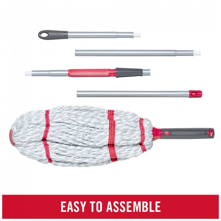 Mop-Esfregao-Lavavel-com-Espremedor-Embutido-e-2-Refis-de-foto-3