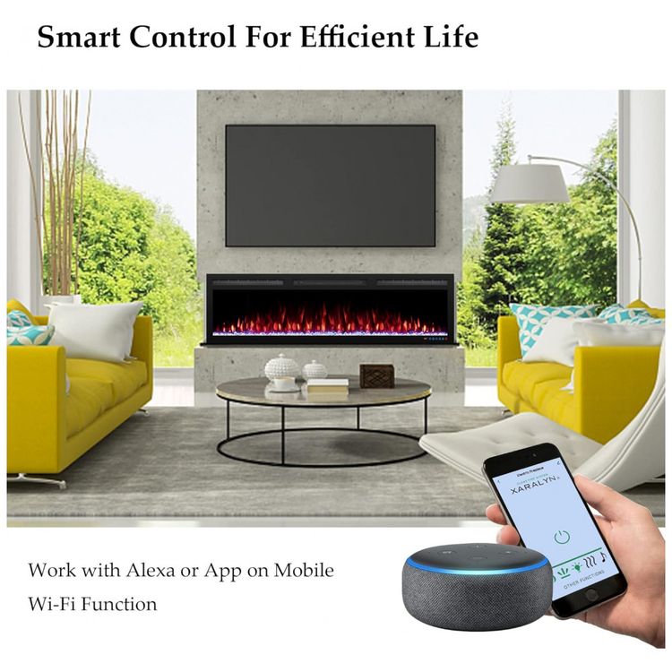 Lareira-Eletrica-de-Embutir-A44x182L-com-Controle-por-APP-e-foto-1