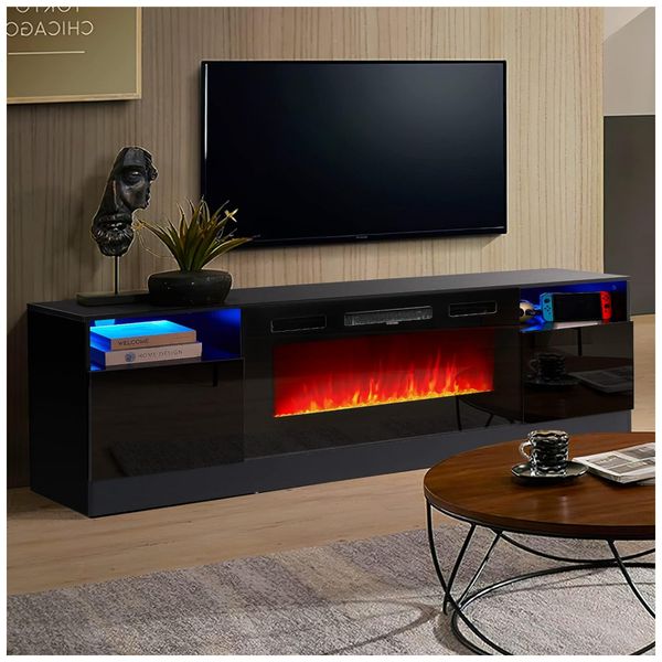 Lareira-Eletrica-e-Suporte-de-TV-com-Controle-Remoto-110V-foto-0