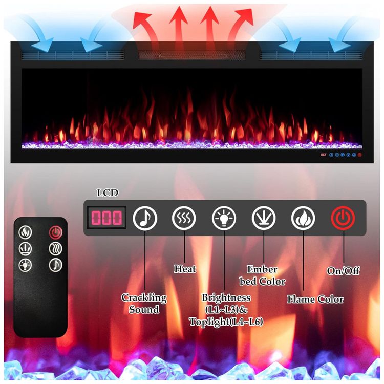 Lareira-Eletrica-de-Embutir-A44x127L-com-Controle-por-APP-e-foto-4