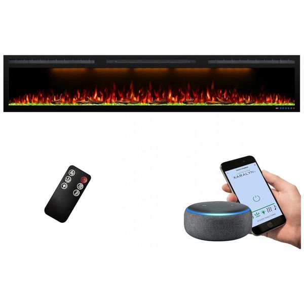 Lareira-Eletrica-de-Embutir-A44x223L-com-Controle-por-APP-e-foto-0