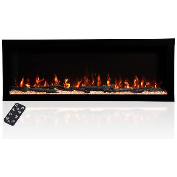 Lareira-Eletrica-de-Embutir-A44x106L-com-Controle-por-APP-e-foto-0