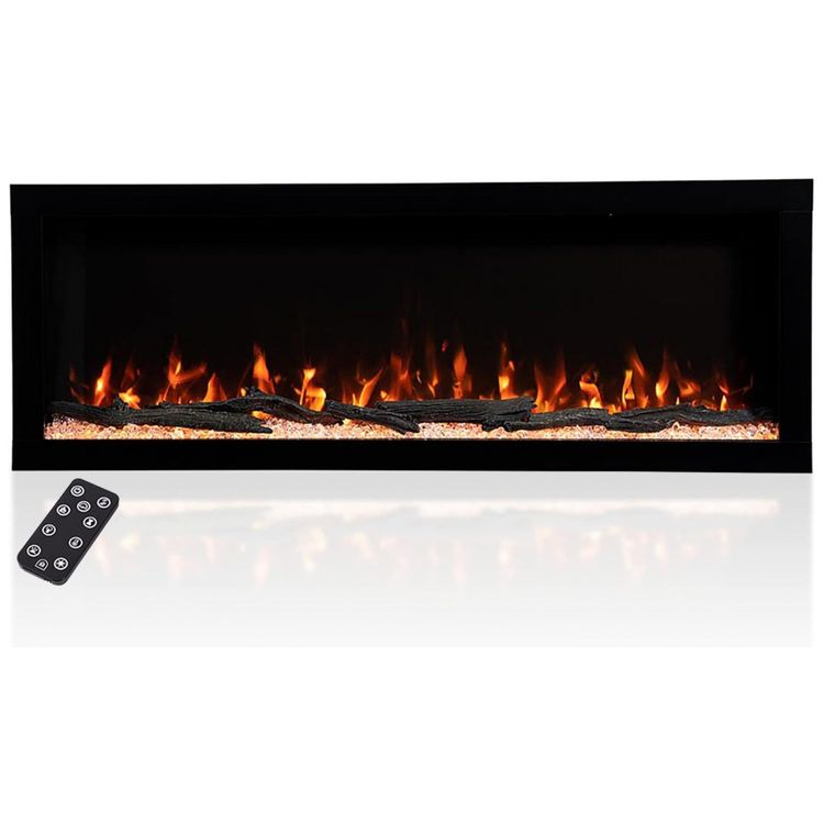 Lareira-Eletrica-de-Embutir-A44x106L-com-Controle-por-APP-e-foto-0
