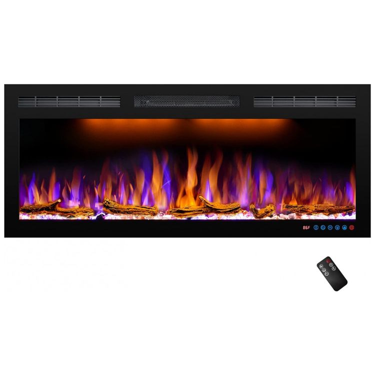 Lareira-Eletrica-de-Embutir-A44x101L-com-Controle-Remoto-e-foto-0