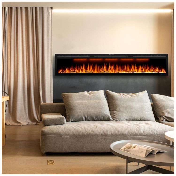 Lareira-Eletrica-de-Embutir-A44x223L-com-Controle-Remoto-e-foto-1
