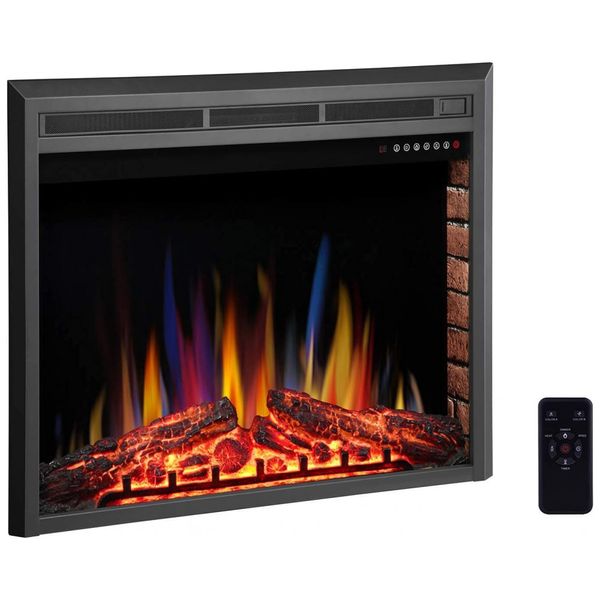Lareira-Eletrica-de-Embutir-A66x86L-com-Controle-Remoto-e-foto-0