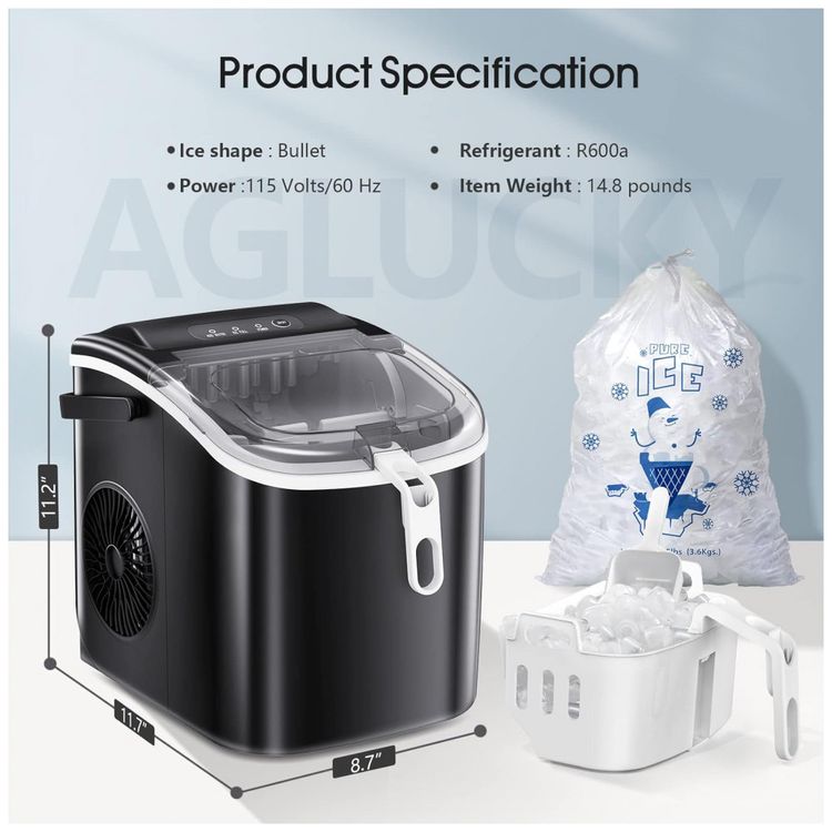Maquina-de-Gelo-ate-11-kg-em-24H-Portatil-110V-AGLUCKY-foto-5