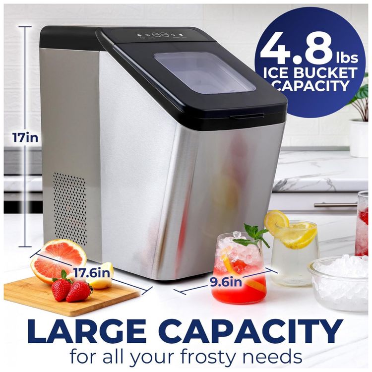 Maquina-de-Gelo-ate-13-kg-em-24H-Portatil-em-Aco-Inoxidavel-foto-5