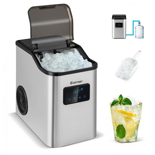 Maquina-de-Gelo-ate-27-kg-em-24H-Portatil-com-Autolimpeza-e-foto-0