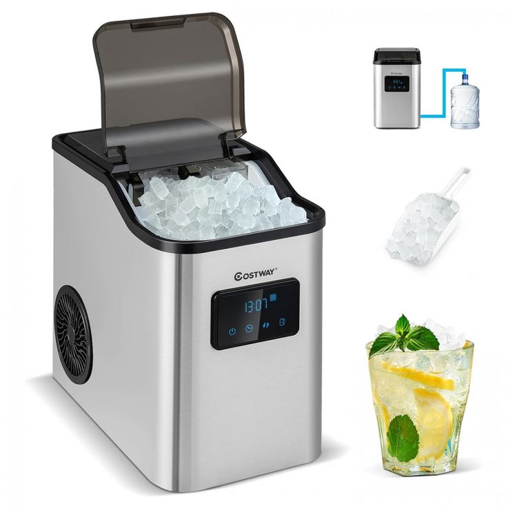 Maquina-de-Gelo-ate-27-kg-em-24H-Portatil-com-Autolimpeza-e-foto-0