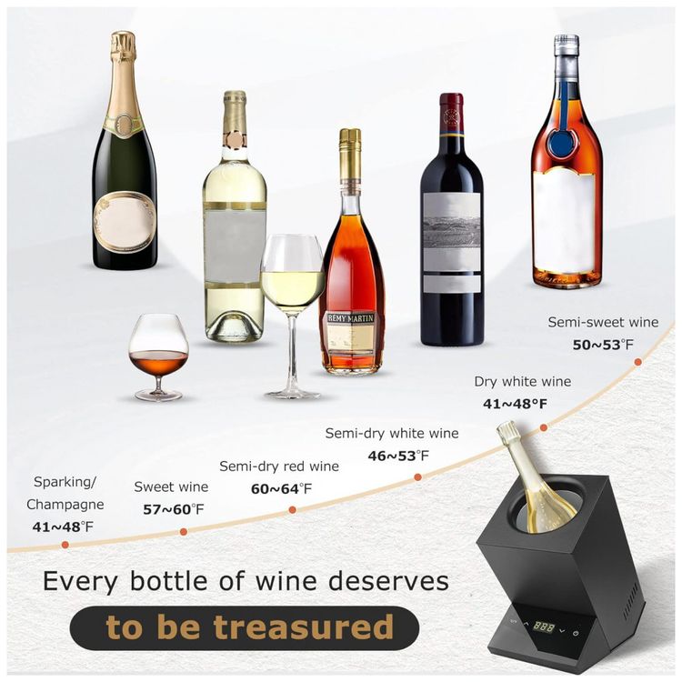 Resfriador-para-Garrafa-de-Vinho-Eletrico-com-Controle-foto-1