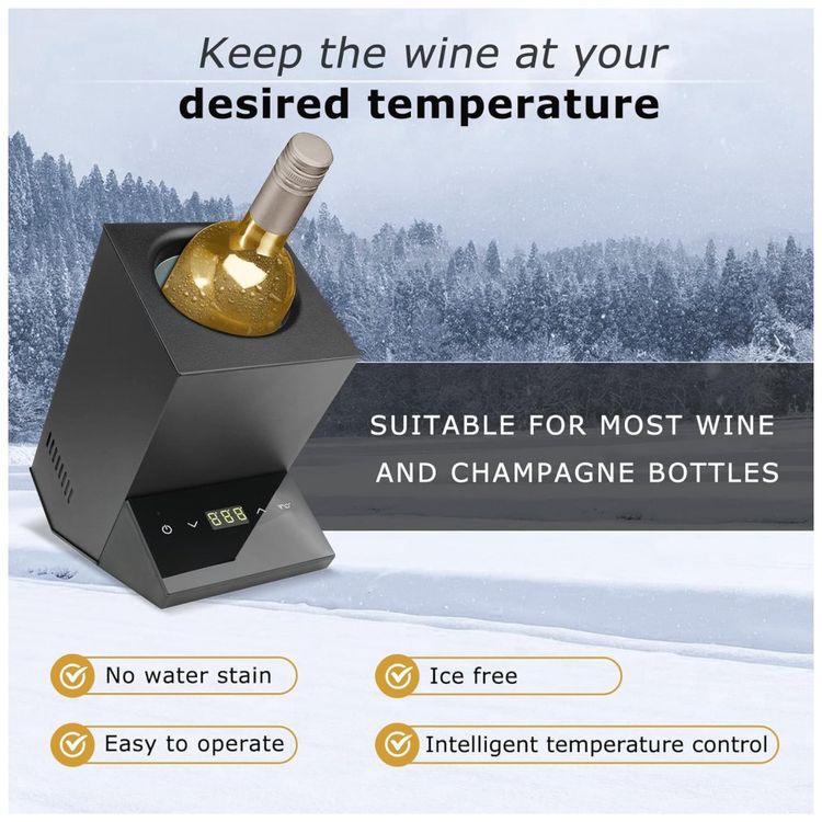 Resfriador-para-Garrafa-de-Vinho-Eletrico-com-Controle-foto-3