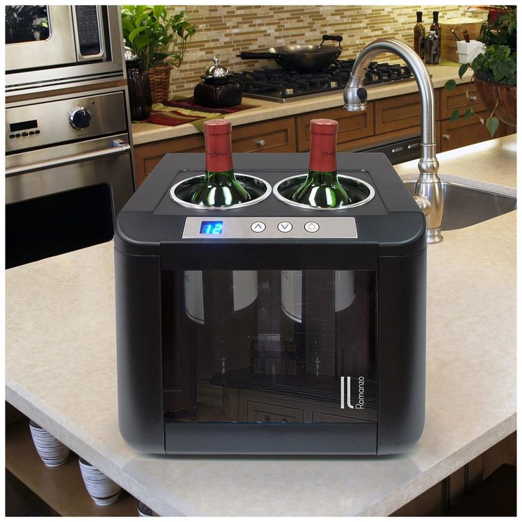 Resfriador-para-2-Garrafas-de-Vinho-Eletrico-com-Controle-foto-1