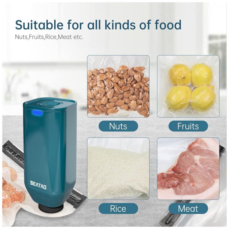 Seladora-a-Vacuo-Portatil-Recarregavel-para-Alimentos-Secos-foto-3