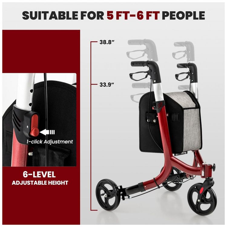 Andador-para-Idosos-e-Adultos-com-3-Rodas-e-Bolsa-de-foto-1