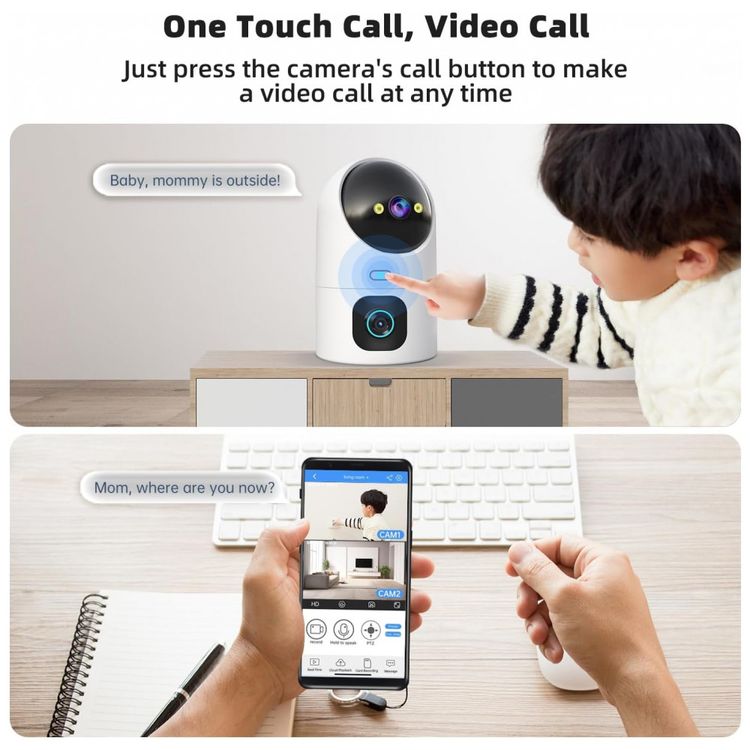 Camera-de-Seguranca-Interna-com-Lente-Dupla-Wifi-5G-2.4G-e-foto-2