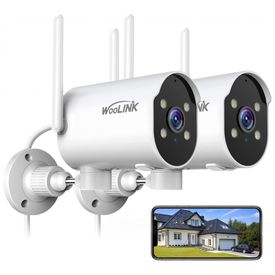 Camera-de-Seguranca-2K-Wi-Fi-2.4G-com-Visao-Noturna-Audio-foto-0