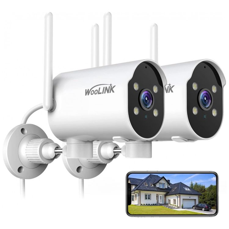 Camera-de-Seguranca-2K-Wi-Fi-2.4G-com-Visao-Noturna-Audio-foto-0
