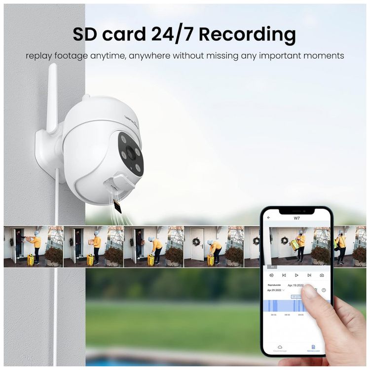 Camera-de-Seguranca-sem-Fio-2K-2.4G-WIFI-com-Controle-Via-foto-4