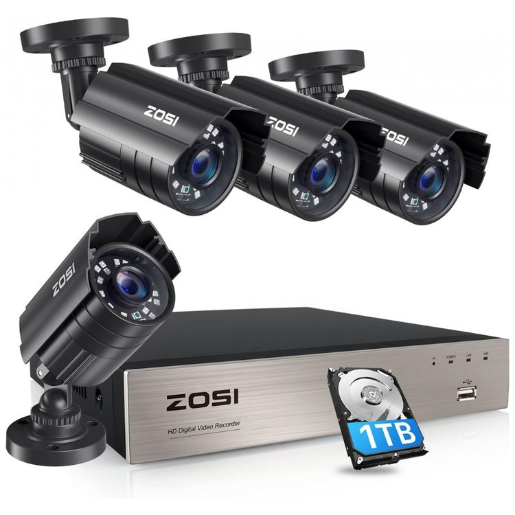 Sistema-de-Camera-de-Seguranca-com-8-Canais-1TB-5MP-Video-foto-0
