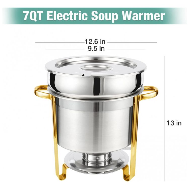 Caldeirao-Rechaud-Aquecedor-de-Sopa-4-L-em-Aco-Inoxidavel-foto-1