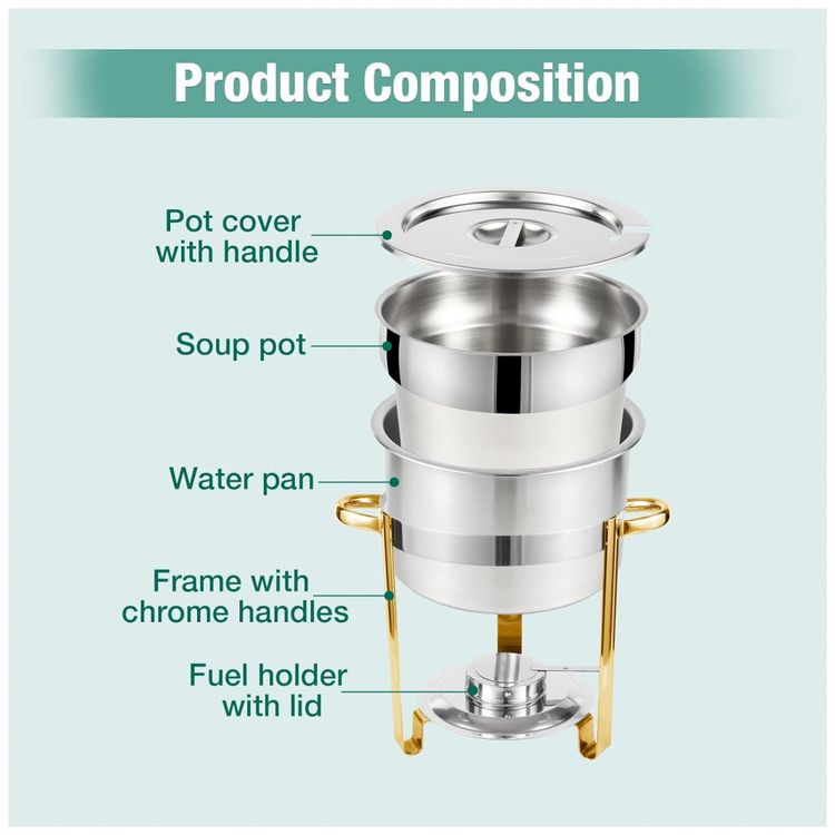 Caldeirao-Rechaud-Aquecedor-de-Sopa-4-L-em-Aco-Inoxidavel-foto-2