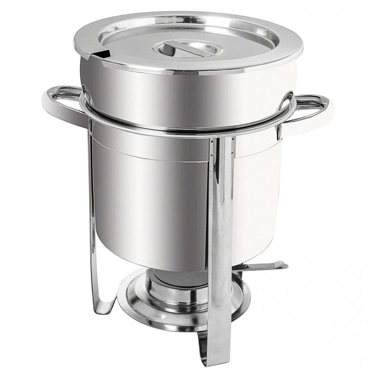 Rechaud-Redondo-11L-Aquecedor-de-Sopa-em-Aco-Inoxidavel-foto-0