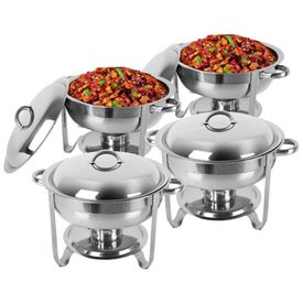 Conjunto-Rechaud-Redondo-5-L-em-Aco-Inoxidavel-4UN-ROVSUN-foto-0