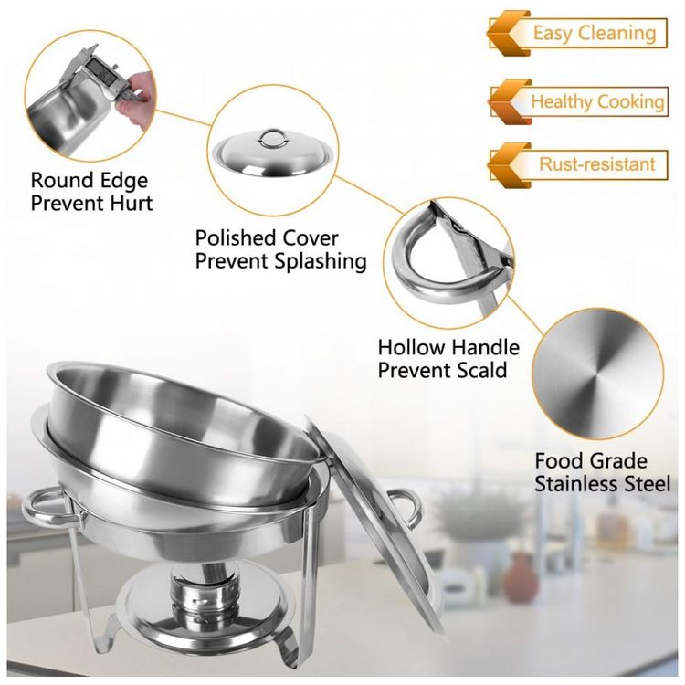 Conjunto-Rechaud-Redondo-5-L-em-Aco-Inoxidavel-4UN-ROVSUN-foto-3